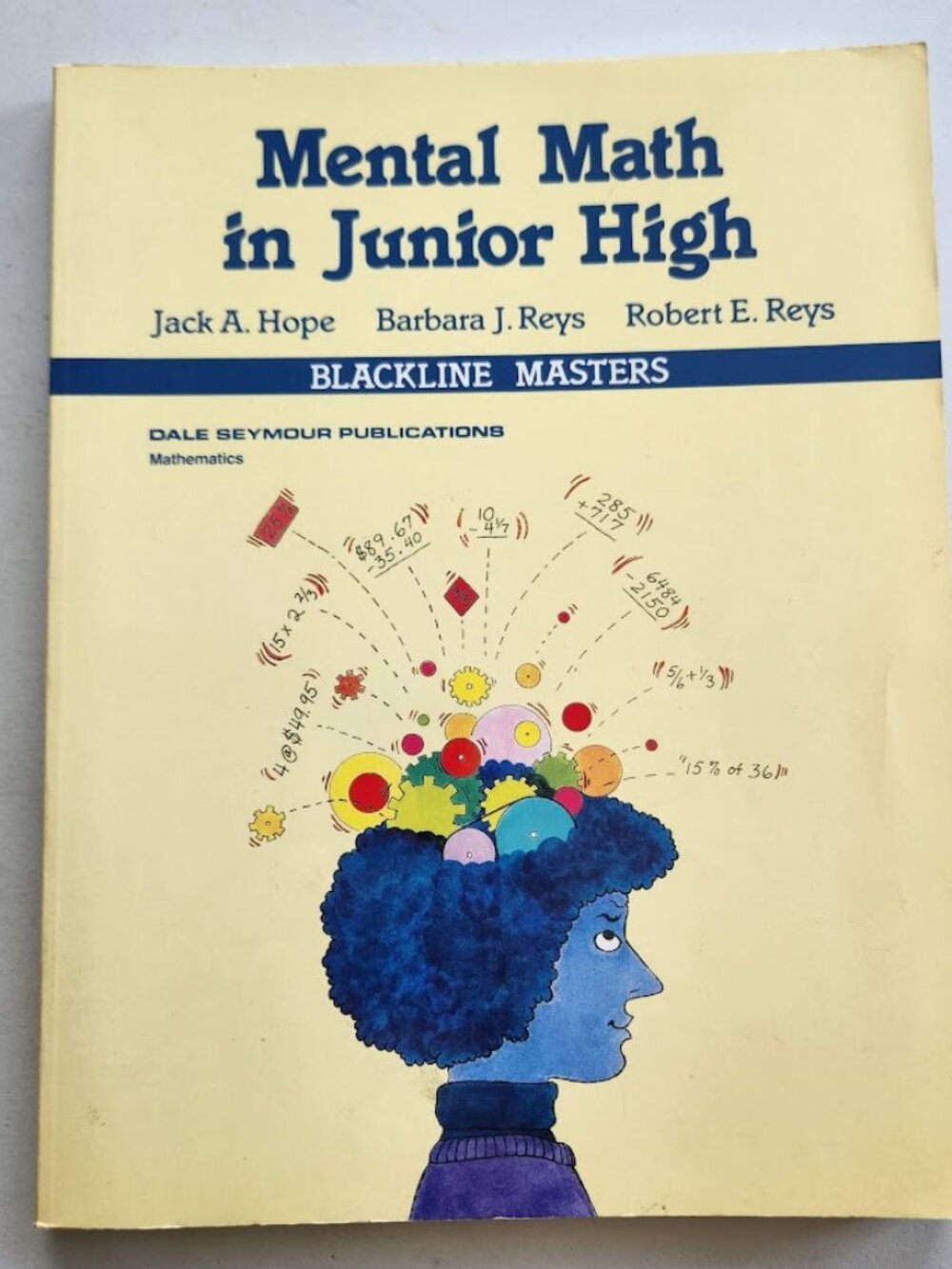 Mental Math in Junior High Workbook Grades 7-9 Paperback Activity Book Mathemati
